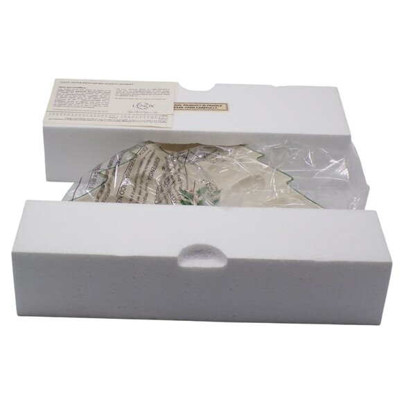 Lenox Dimension Collection Holiday Tree Holly & Berry Deviled Egg Dish 12" NIB - Picture 5 of 8